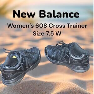 New Balance Women's 608 Cross Trainer Shoe - Size 7.5 W  Excellent Condition.